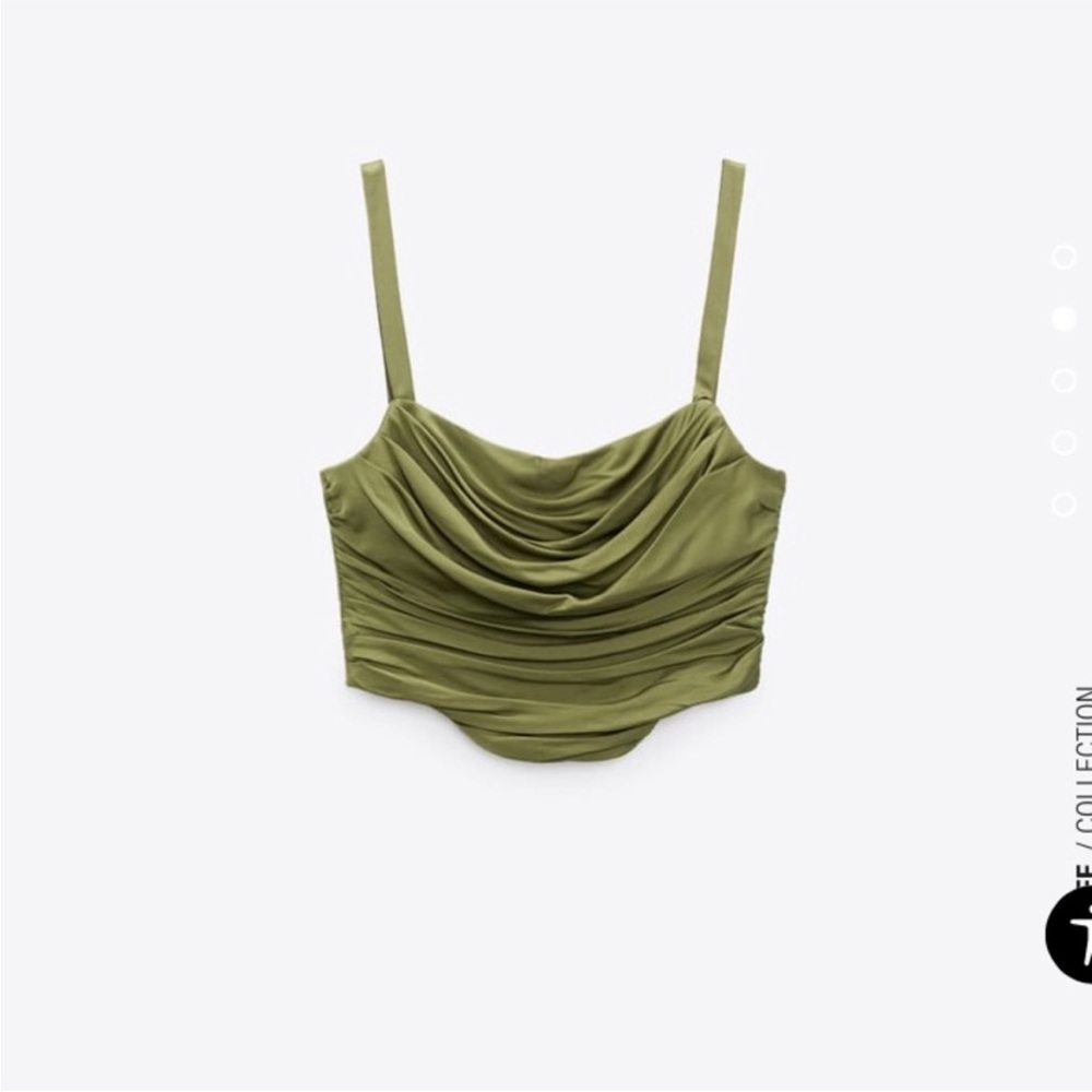 Zara Ruched Corset Top
